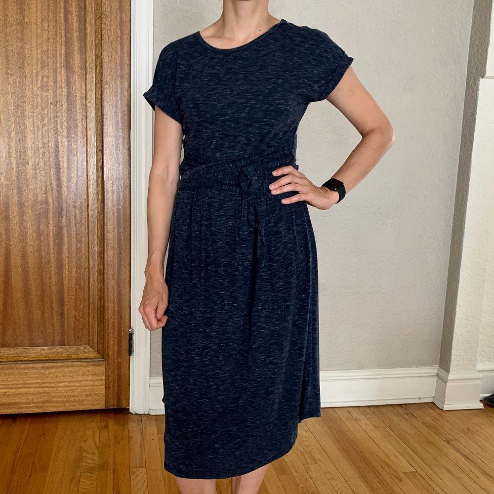 Gap Modal Nacy Spacedye Tie Dress